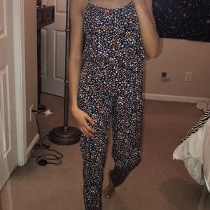 WOMENS FLORAL JUMPSUIT